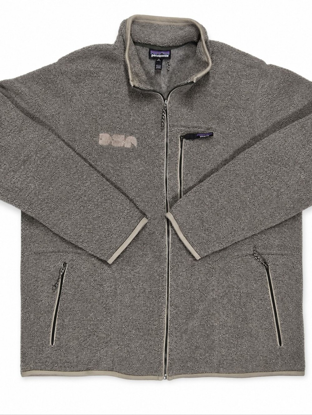 NWOT Patagonia Mens Reclaimed Fleece Jacket XLarge Embroidered